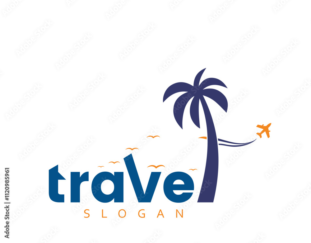 travel word logo vector, travel word air plane word logo design template travel word logo vector, travel word air plane word logo design template