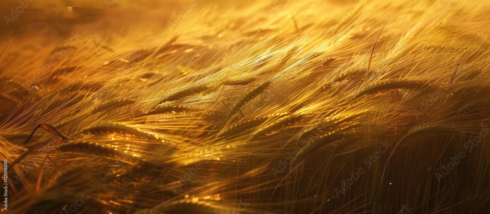 Golden Wheat Field at Sunset Golden Wheat Field at Sunset