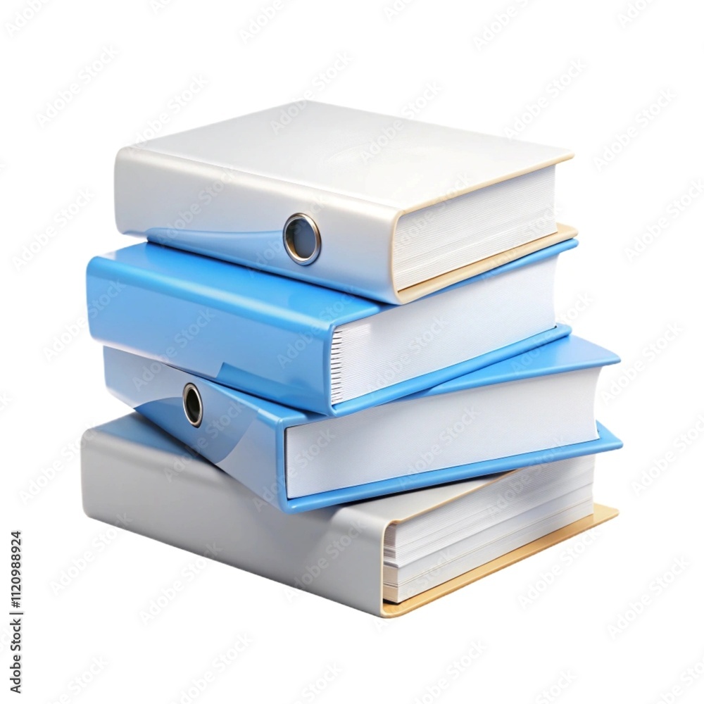 Stack of books isolated on white background Stack of books isolated on white background
