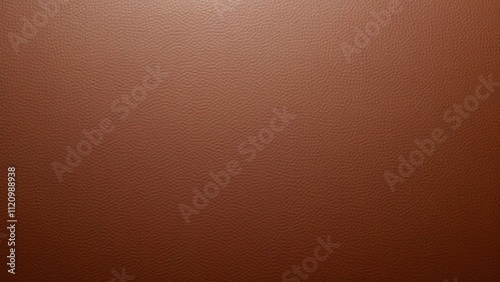 High-Resolution Brown Leather Texture Background, Soft Grain, Close-Up Flat Lay for Product Presentation