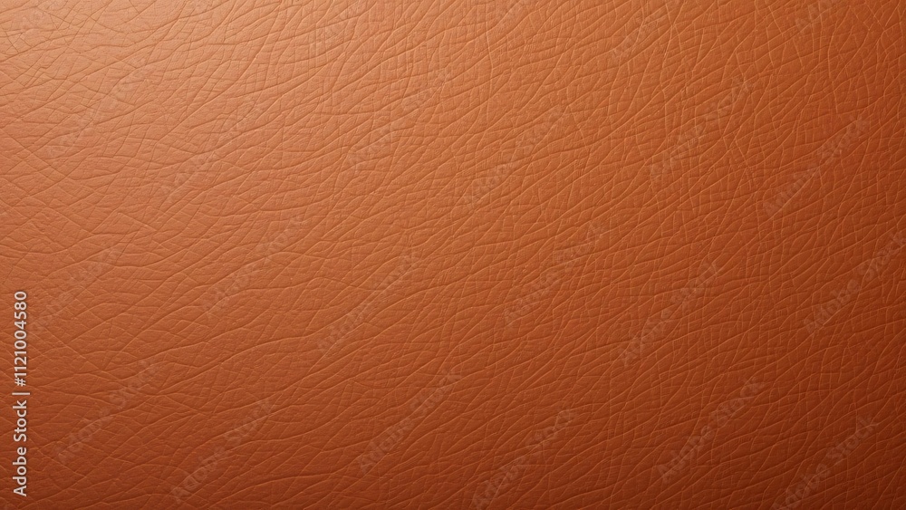 Fototapeta premium High-Resolution Terracotta Leather Texture, Close-Up Top View Background Image for Design Projects