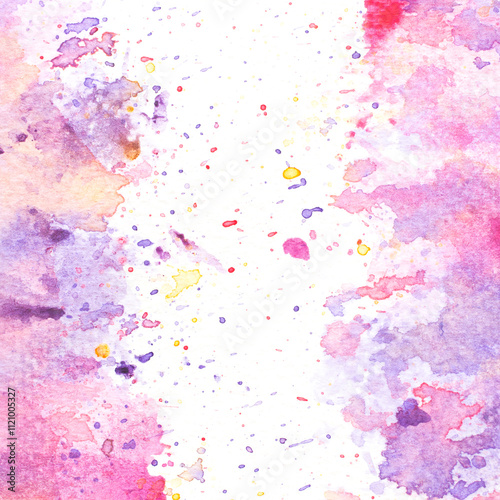 aged pink watercolor.