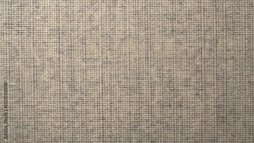 Fototapeta premium High-Resolution Beige and Gray Tweed Fabric Texture, Detailed Woven Threads, Top View Flat Lay Background Image