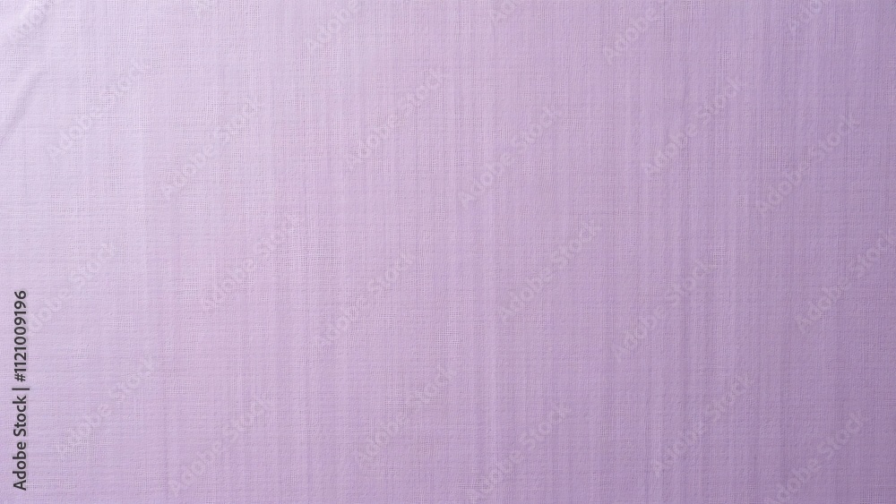 Fototapeta premium Light Purple Woven Fabric Texture, Top View of Soft Lavender Textile with Subtle Weave Pattern, Ideal for Backgrounds and Design Projects
