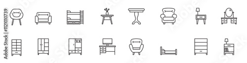 Border decoration elements with colorful patterns. Ethnic style collections. Vector illustrations.