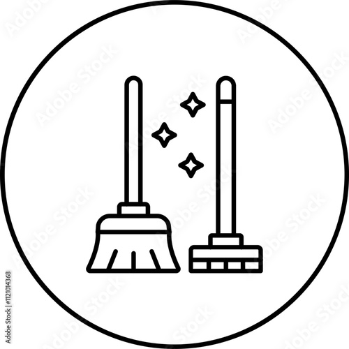 Sweeping Tools Icon