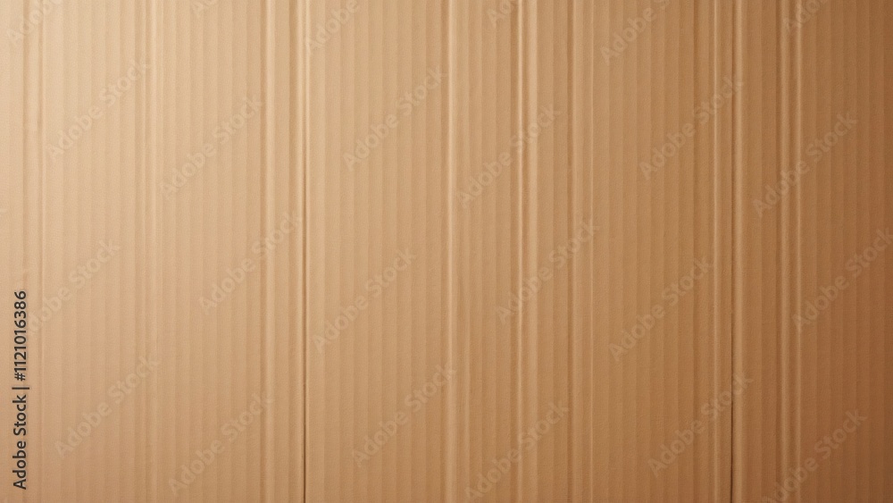Naklejka premium Brown Cardboard Texture Background, Office Desk Mat, School Supplies, Textured Surface for Design Projects