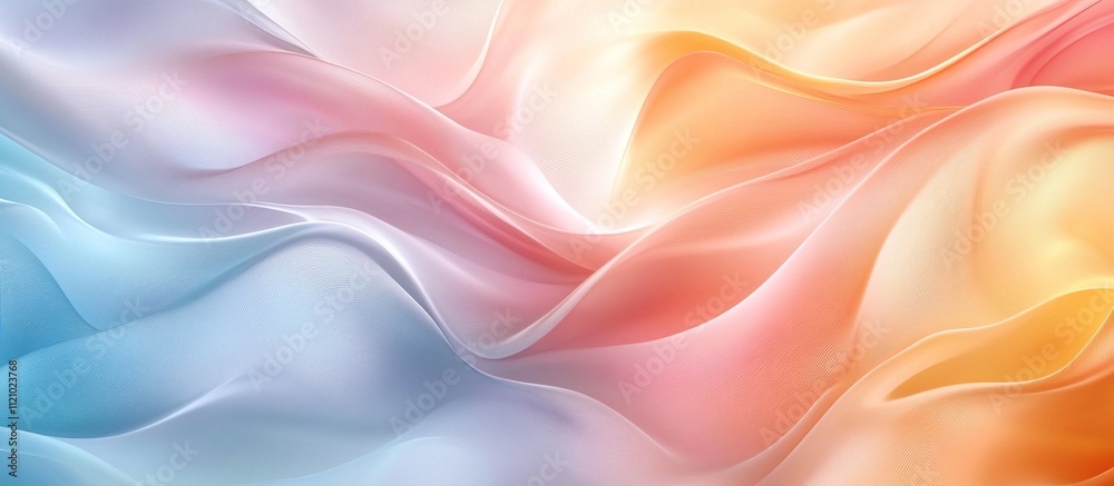 Abstract Pastel Waves: A Serene Digital Artwork Abstract Pastel Waves: A Serene Digital Artwork