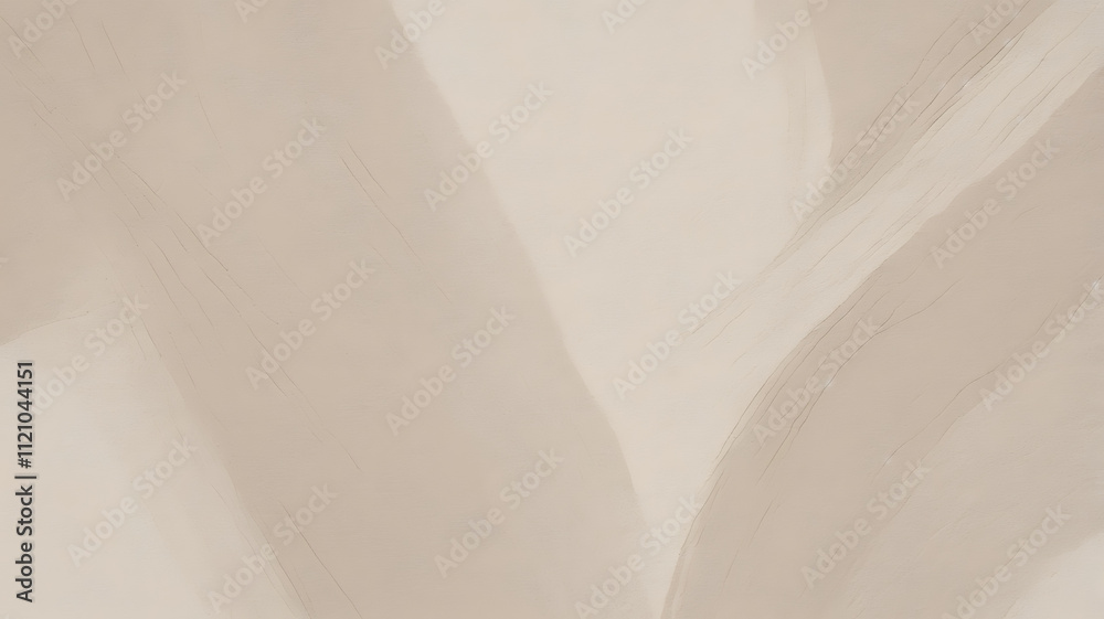 Obraz premium A minimalist carpet with subtle linear patterns in neutral tones, displayed flat under soft, diffused lighting.