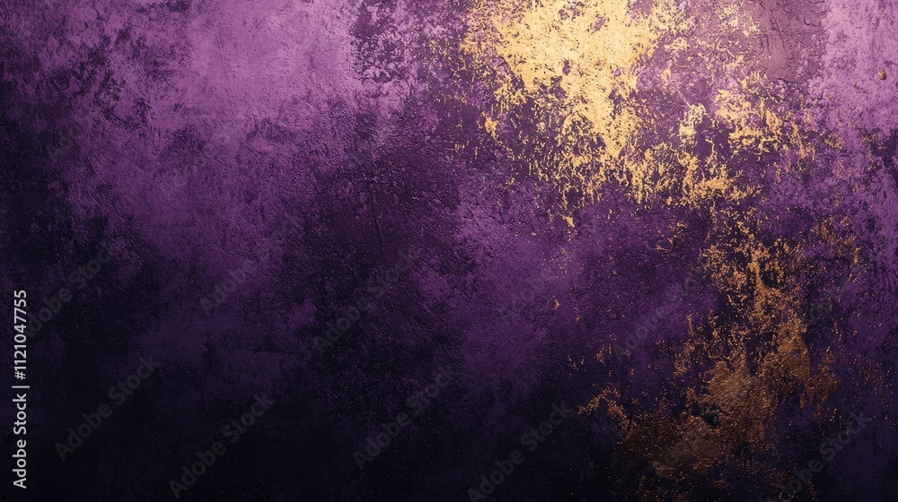 Ethereal Dark Background with Glowing Gradients and Textural Details in Deep Purple and Gold Ethereal Dark Background with Glowing Gradients and Textural Details in Deep Purple and Gold