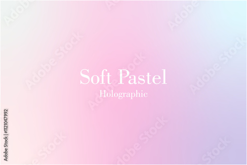 Soft Pastel Holo Gradients Background