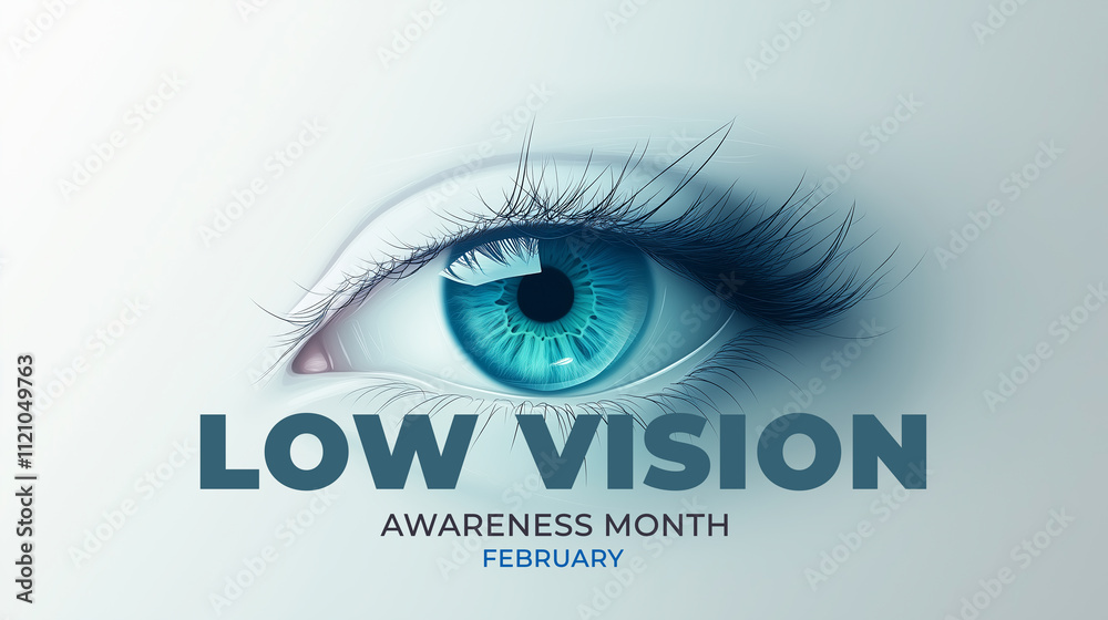 Low Vision Awareness Month. eye illustration. Low Vision Awareness Month. eye illustration.