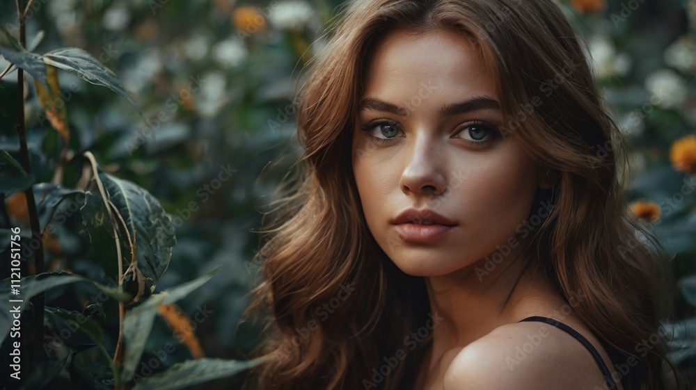 Portrait of young and beautiful women Portrait of young and beautiful women