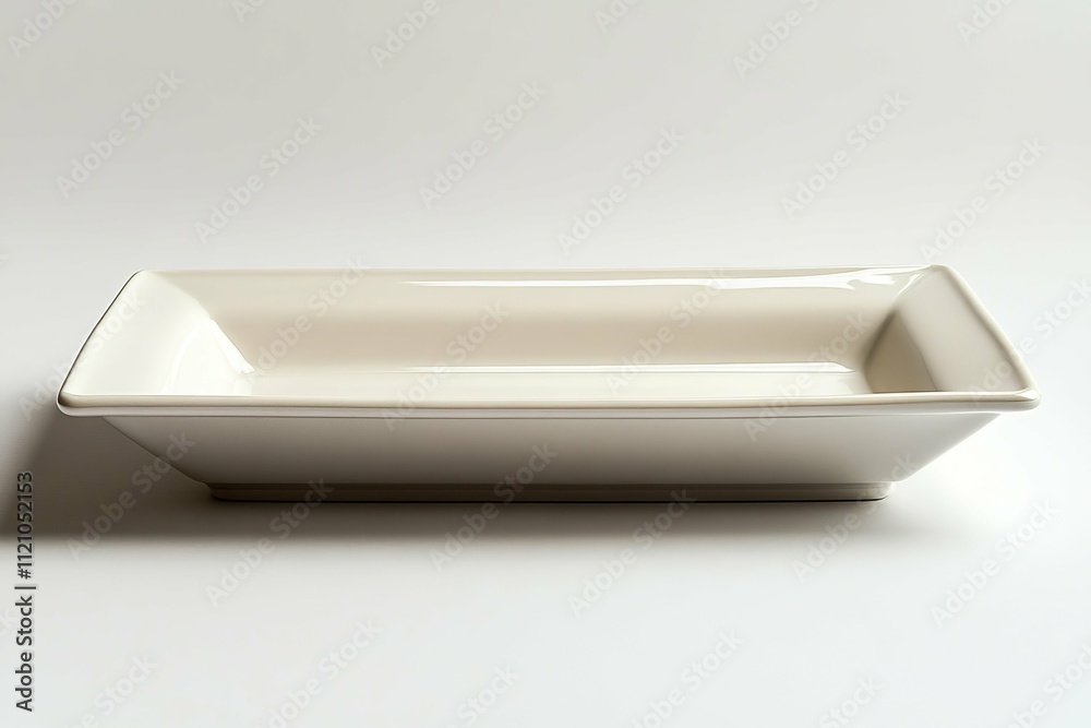 Creamy Rectangular Serving Dish Creamy Rectangular Serving Dish