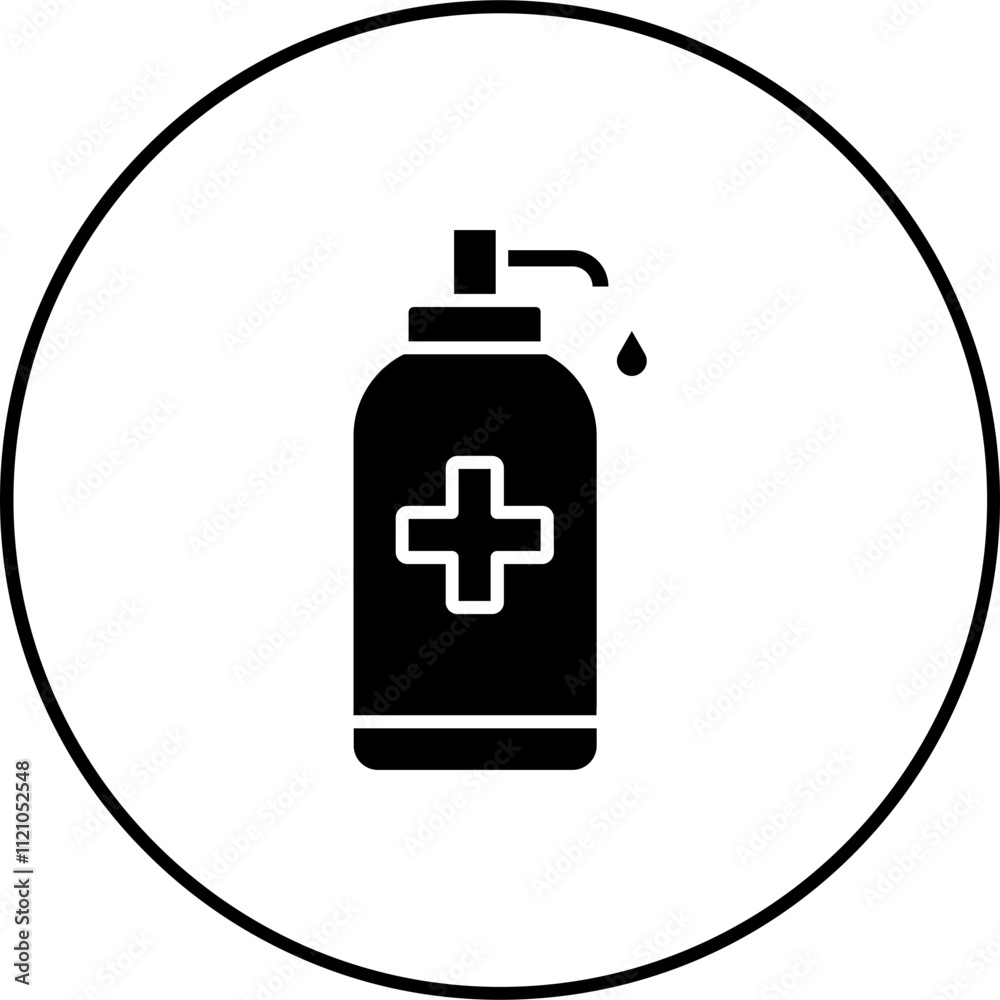 Fototapeta premium Hand Sanitizer Icon