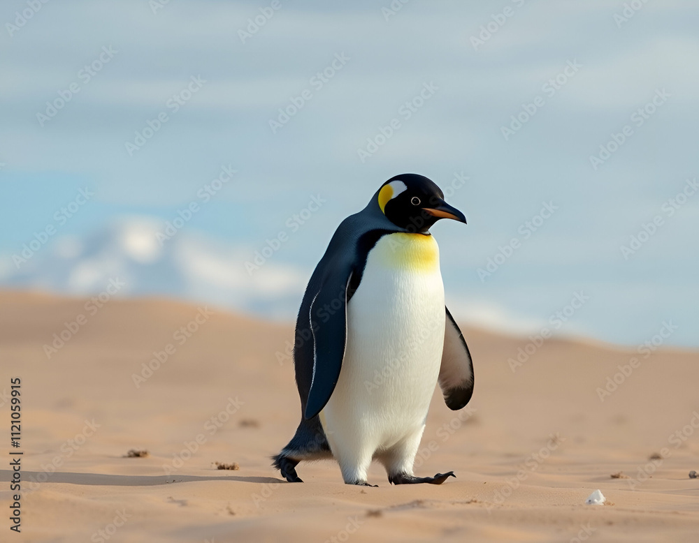 Obraz premium penguin on the rocks