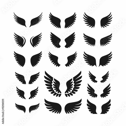 Symmetrical Wing Vector Designs for Digital Art