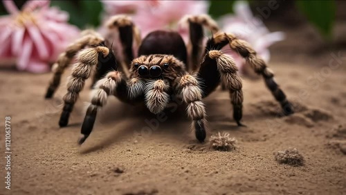  hair spider arachnid fang hairy venom venomous animal wildlife scarey creepy