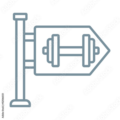 Gym Sign Icon