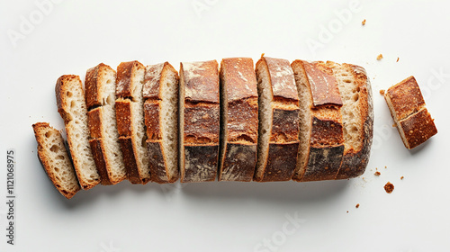 Sliced Crusty Bread  Rustic Loaf  Bakery  Food Photography