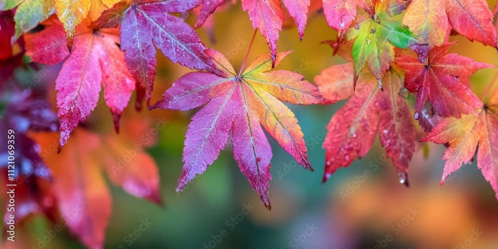 Close up of colorful maple foliage in autumn, showcasing the vibrant hues of autumn. This stunning maple foliage captures the essence of the autumn forest beauty. Close up of colorful maple foliage in autumn, showcasing the vibrant hues of autumn. This stunning maple foliage captures the essence of the autumn forest beauty.