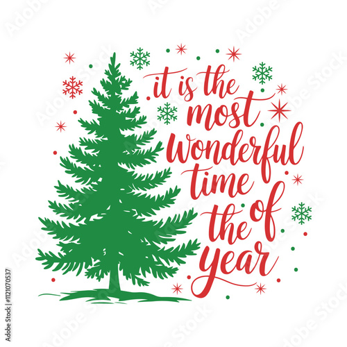 It is the most wonderful time of the year Typography T Shirt Design