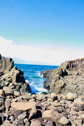 beach and rocks