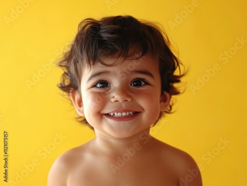 Chubby-Cheeked Toddler's Smile photo