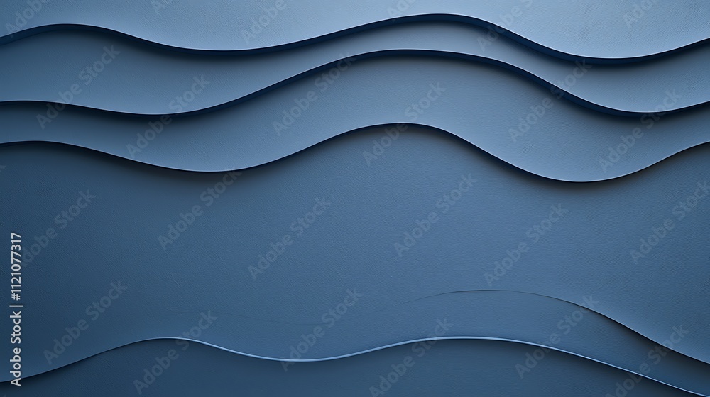 Fototapeta premium Design studio space flowing waves in a modern abstract environment for graphic art