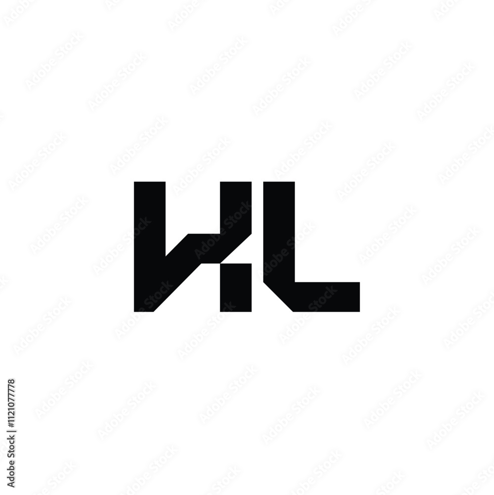 HL monogram logo design letter text name symbol monochrome logotype alphabet character simple logo HL monogram logo design letter text name symbol monochrome logotype alphabet character simple logo