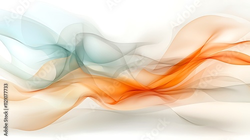 Dynamic abstract waves vibrant digital art in a fluid creative environment