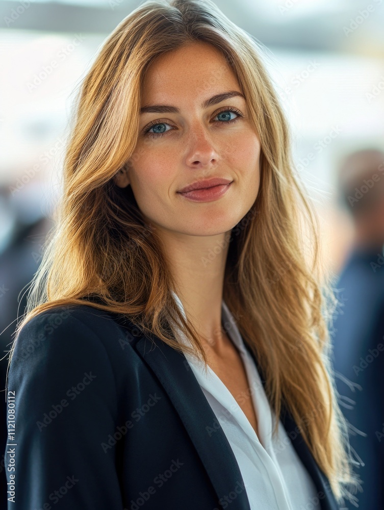 Professional Businesswoman with Short Hair Professional Businesswoman with Short Hair
