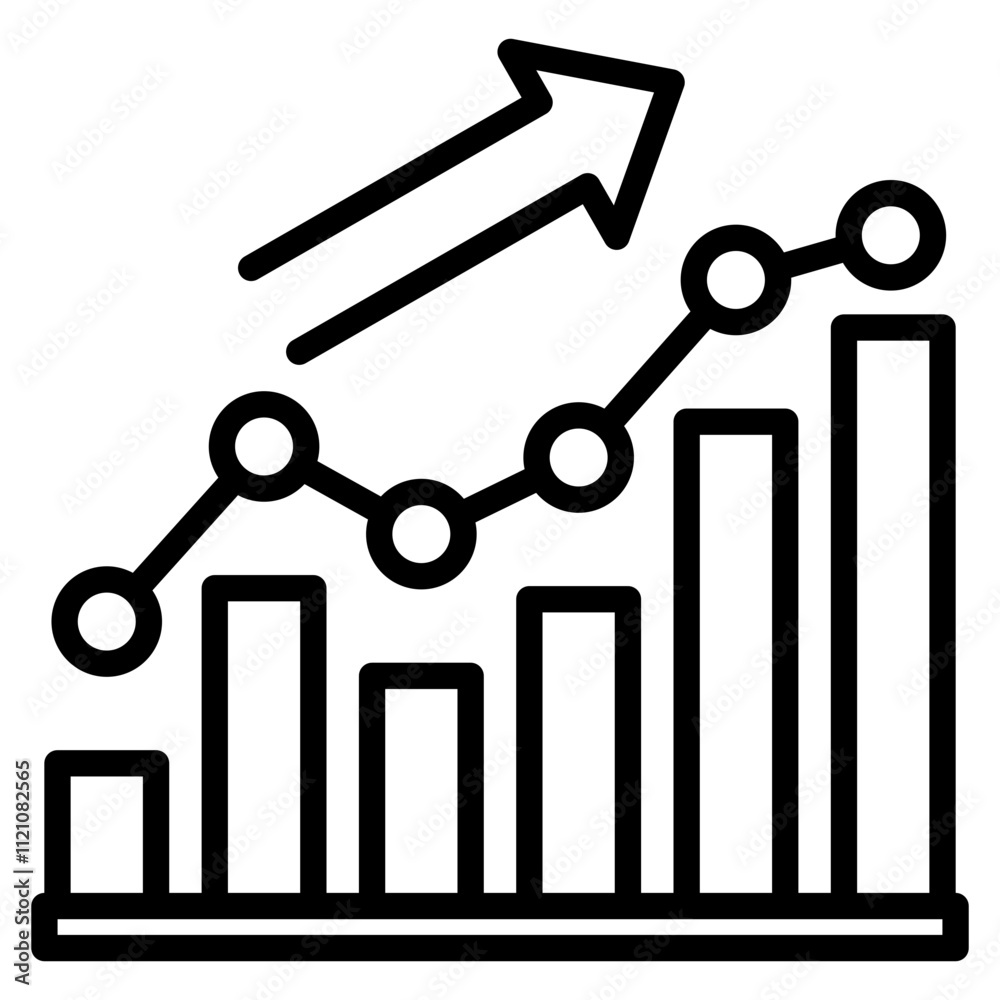 Graph single icon Graph single icon