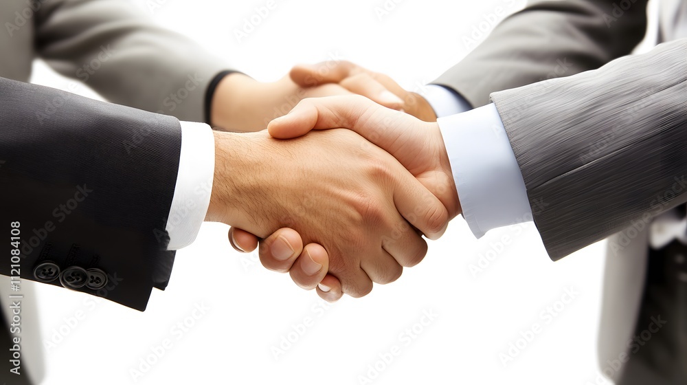 A grouping of handshake symbols, contract icons, and document images for agreements and partnerships. White background. No shadow A grouping of handshake symbols, contract icons, and document images for agreements and partnerships. White background. No shadow