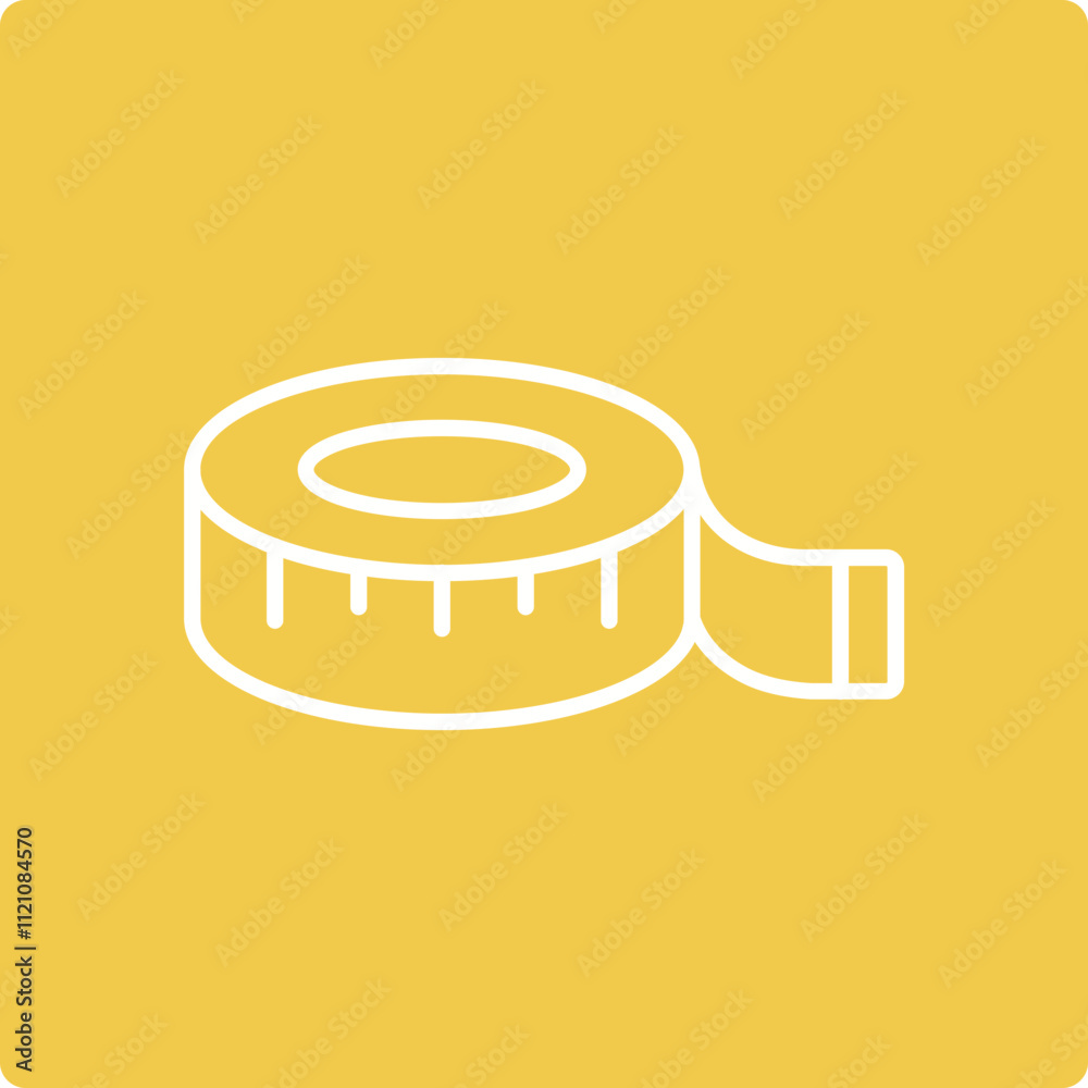 Measuring Tape Icon Measuring Tape Icon