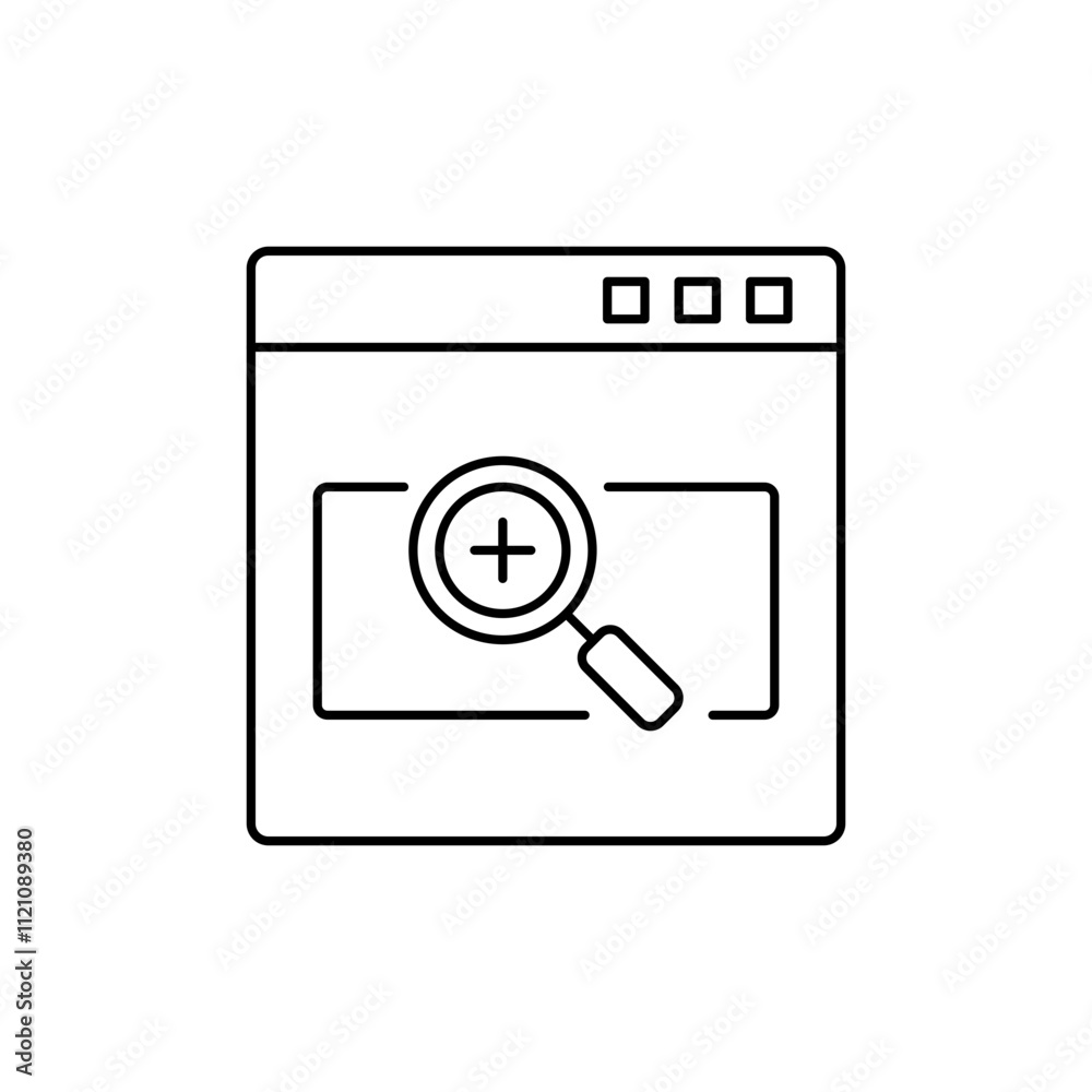 Zoom Outline Icon to zoom in or out on the page display on the browser.
Zoom Outline Icon to zoom in or out on the page display on the browser.