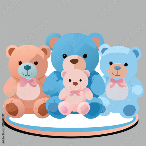 teddy bear vector