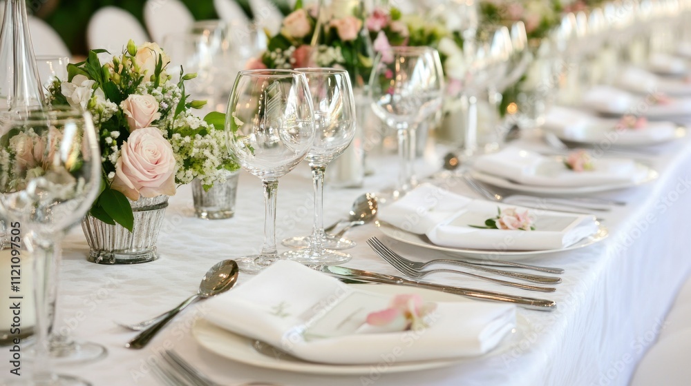 Elegant Wedding Table Setting Elegant Wedding Table Setting