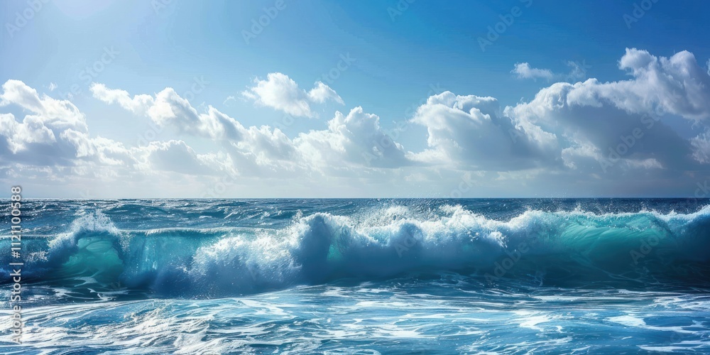 front view water wave beach sea ocean foam bubble flow ripple turbulent horizontal sky cloudscape front view water wave beach sea ocean foam bubble flow ripple turbulent horizontal sky cloudscape