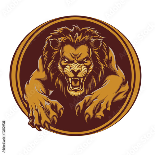  lion animal vector