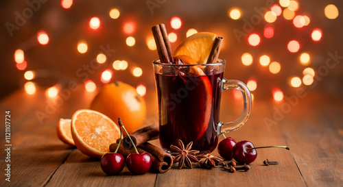 Cozy scene of a steaming mu...
