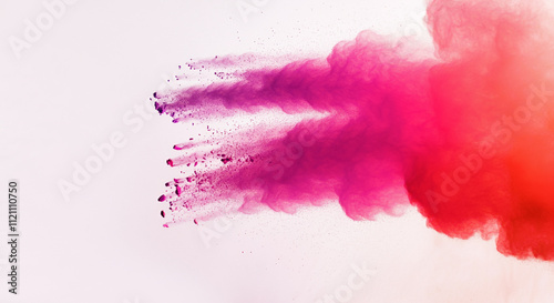 Pink and purple watercolor ...