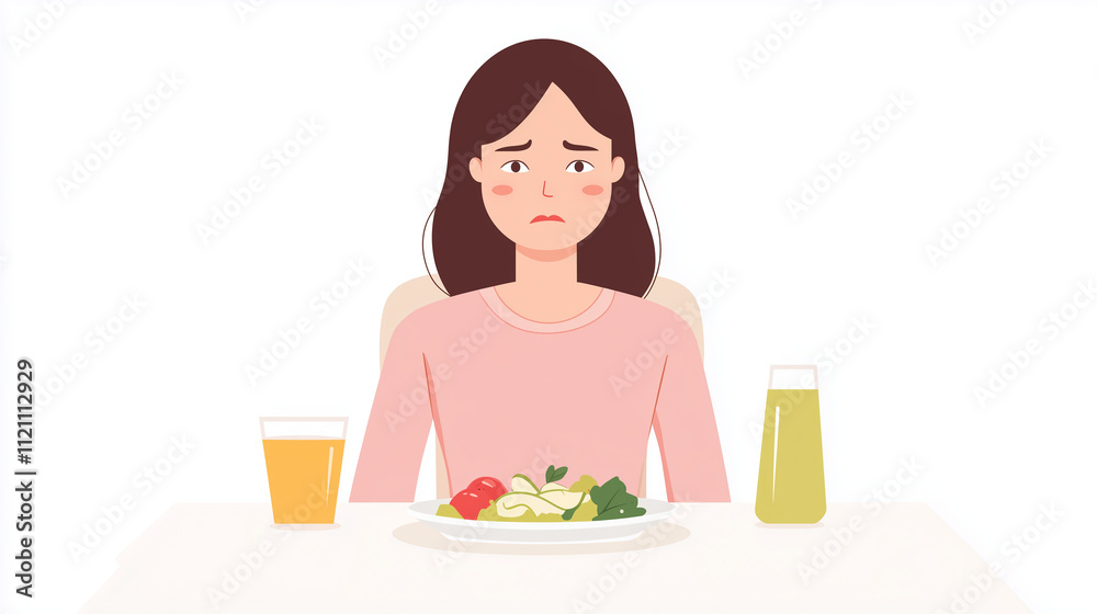 National Eating Disorders Awareness Week. Eating Disorders concept. National Eating Disorders Awareness Week. Eating Disorders concept.