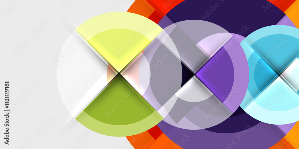Techno circles and semi circles. Vector Illustration For Wallpaper, Banner, Background, Card, Book Illustration, landing page Techno circles and semi circles. Vector Illustration For Wallpaper, Banner, Background, Card, Book Illustration, landing page