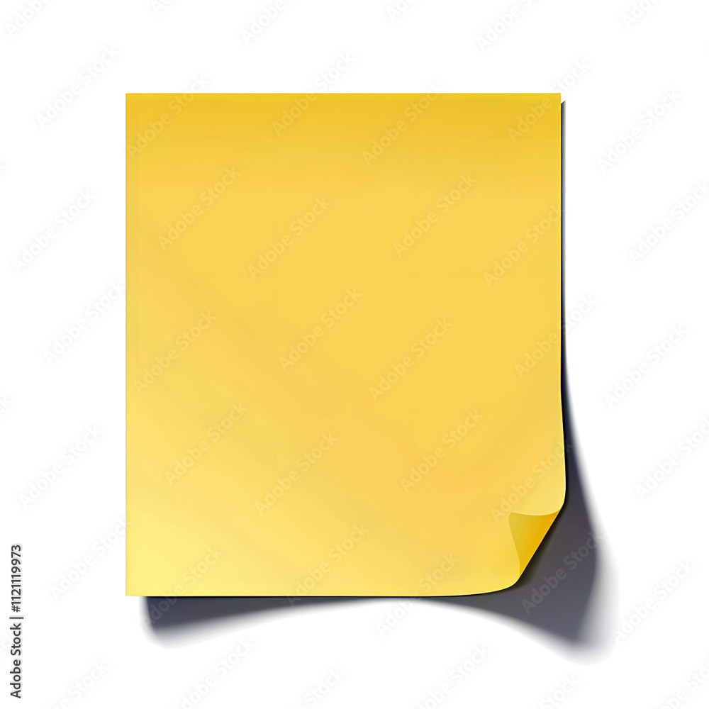 Blank Sticky Yellow Paper Note with Shadow on White Background – Perfect for Stationery, Productivity Concepts, Office Branding, Stationery, E-commerce, Ads, Blogs, Social Media, Presentations Blank Sticky Yellow Paper Note with Shadow on White Background – Perfect for Stationery, Productivity Concepts, Office Branding, Stationery, E-commerce, Ads, Blogs, Social Media, Presentations