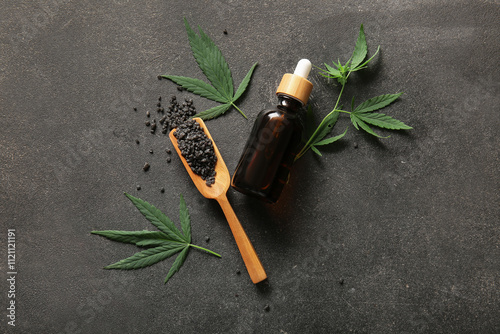 Cannabis oil dropper bottle...