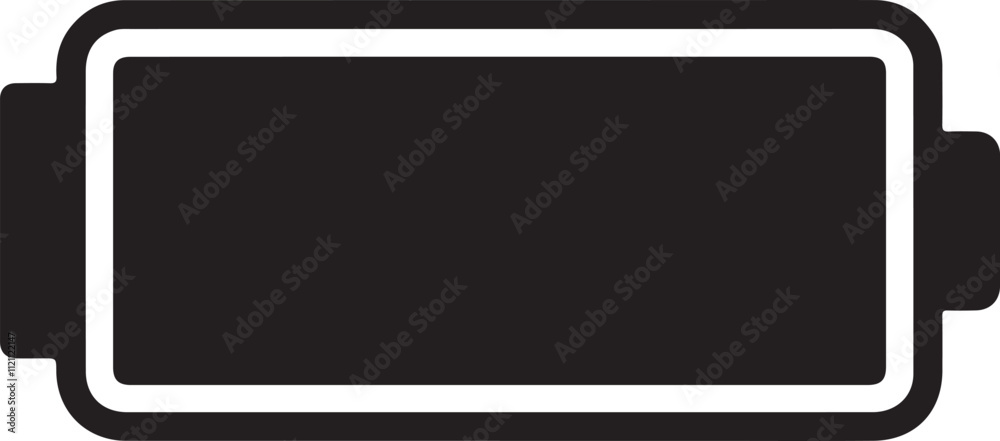 Battery icon silhouette vector style with white background, Battery icon Battery icon silhouette vector style with white background, Battery icon