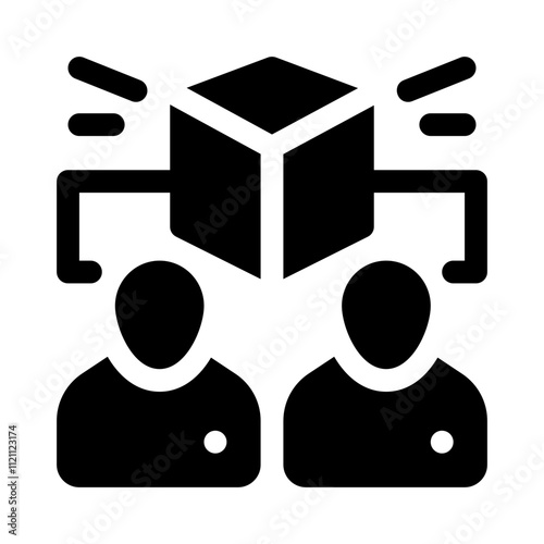 Consensus Mechanism glyph icon