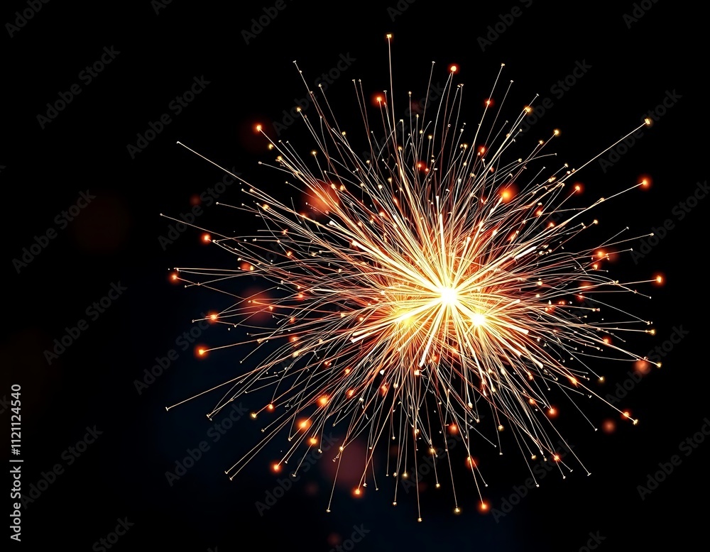 Obraz premium fireworks on the sky