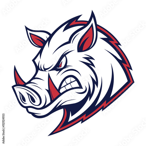 Wallpaper Mural "Charming Pig Vector Illustration: Cute and Versatile Design" Torontodigital.ca